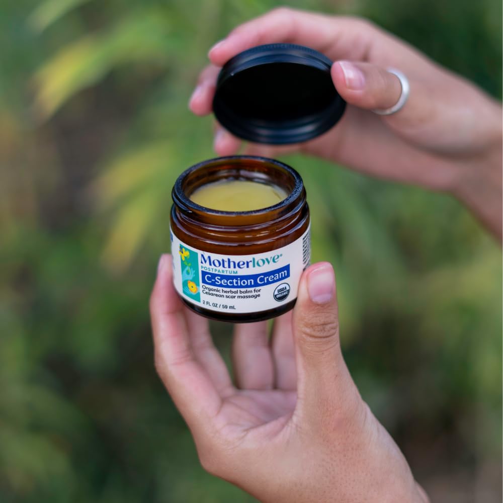 Motherlove C-Section Cream ingredients include organic olive oil and shea butter