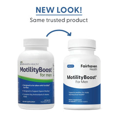Lifestyle image showing a pre-conception planning scene with MotilityBoost for Men