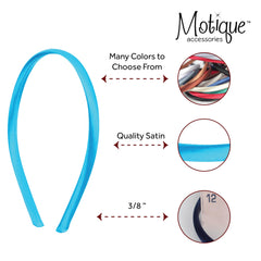Motique Accessories one-size-fits-most headbands; comfortable all-day wear.