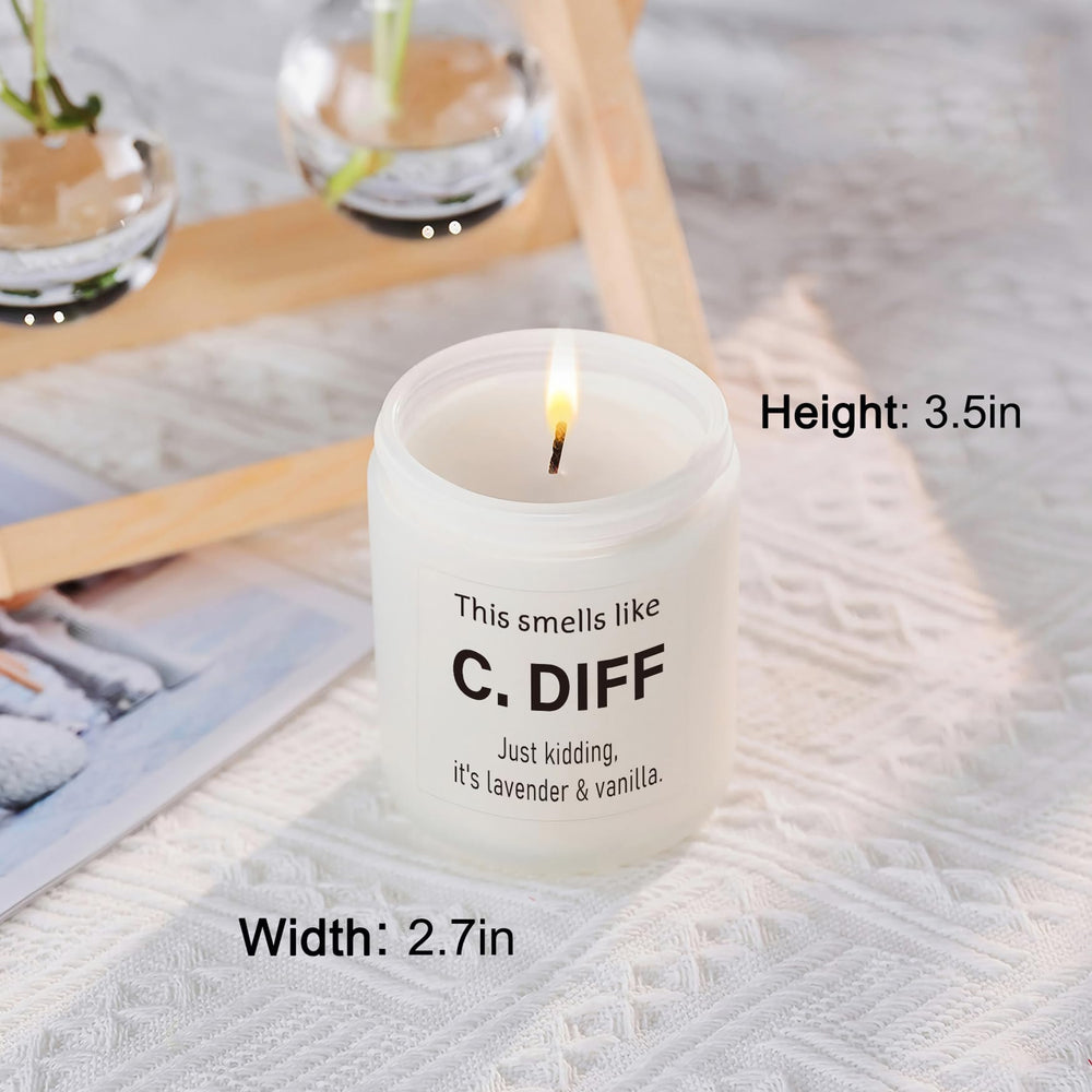 MOTVZC Nurses Candle 50-hour burn-time delivers long-lasting ambiance.