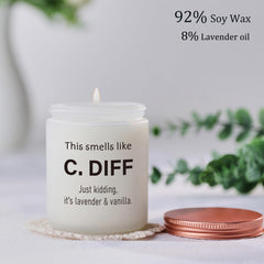 MOTVZC Nurses Candle gift box showcases thoughtful nurse appreciation.