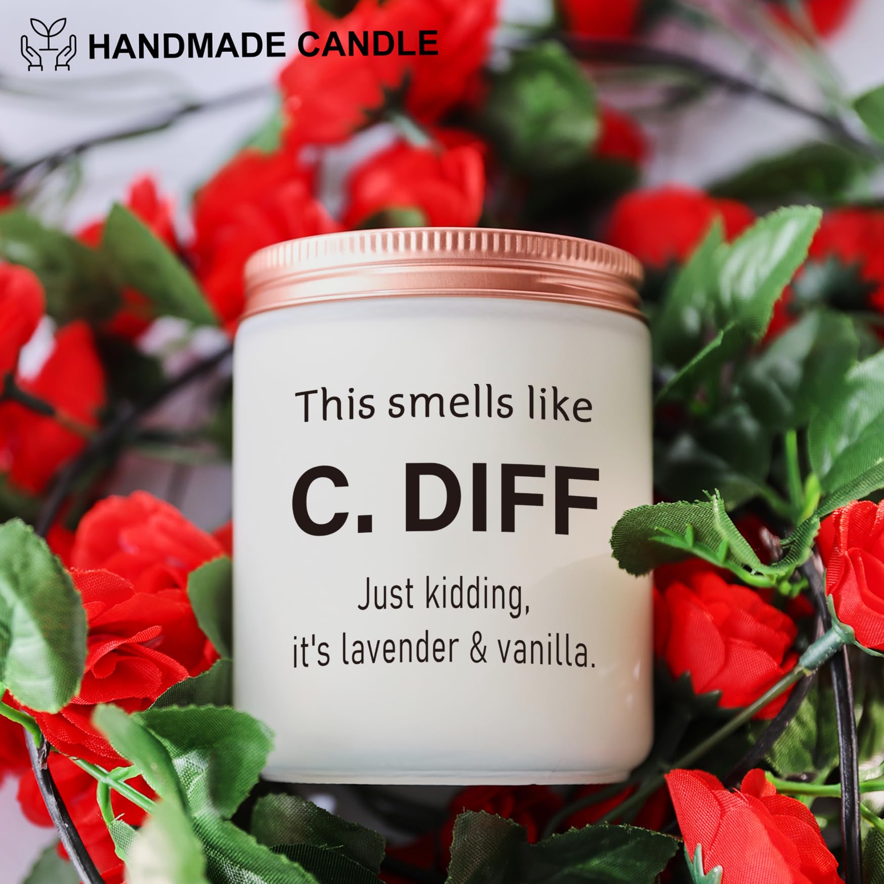 MOTVZC Nurses Candle glass jar reusable storage after burn.