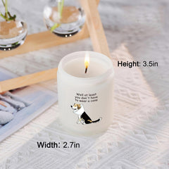 MOTVZC Recovery candle ambient glow supports calming evening routine.
