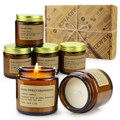 MOULENGGU 6-pack candles in vintage gift box