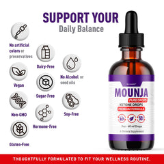 Usage guide for Mounja Pure Drops
