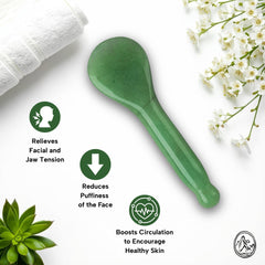 Packaging of Mount Lai amethyst gua sha tool