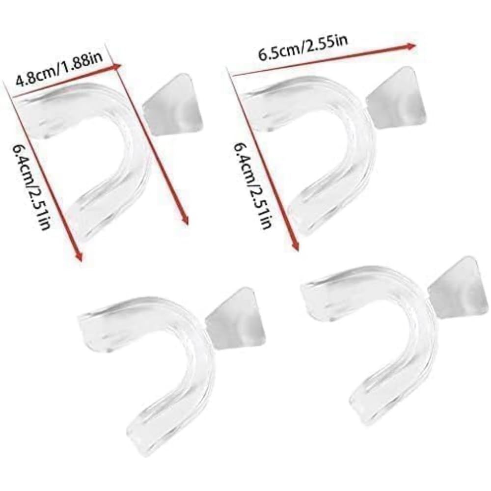 Moldable mouth guards set ready for fitting
