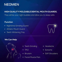 4-pack mouth guard with case and 12 cleaning tablets