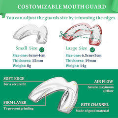 Reusable BPA-free dental guard suitable for all ages