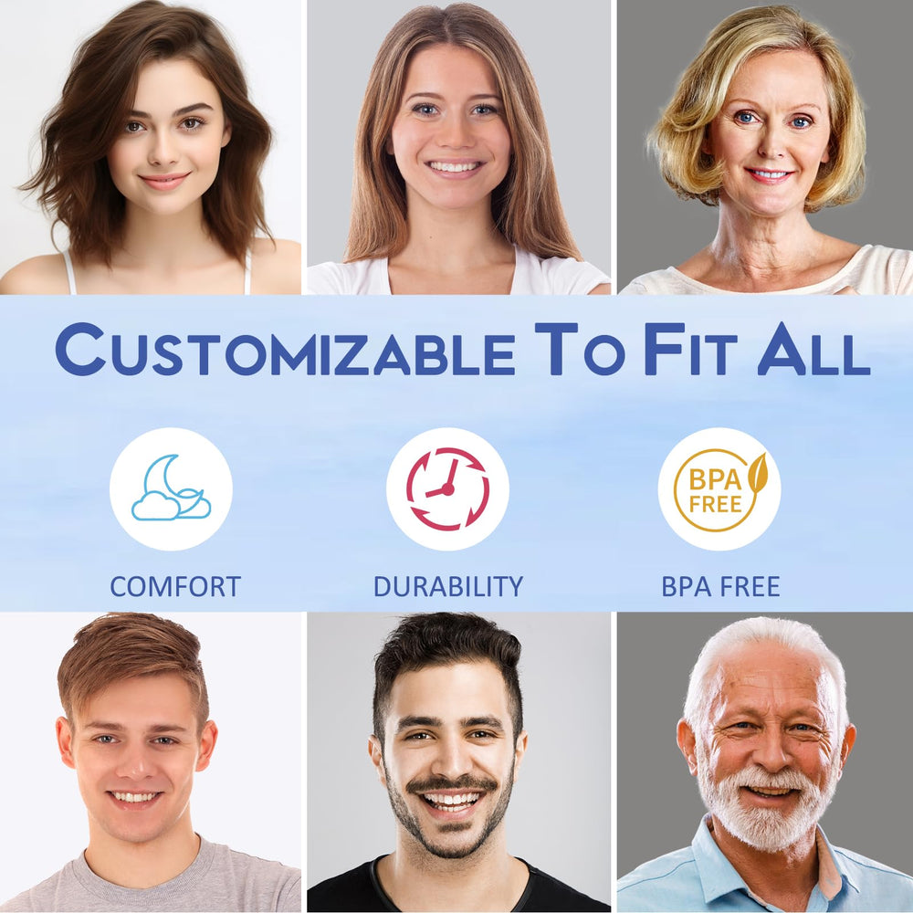 Two sizes of night guard for personalized fit