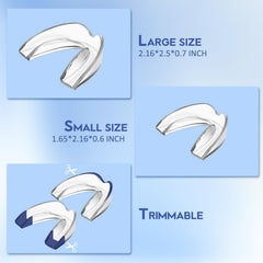 Mouth guard in sleeping position