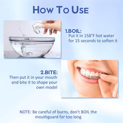 Travel case included for mouth guards