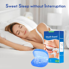 Bruxism prevention with mouth guard at night