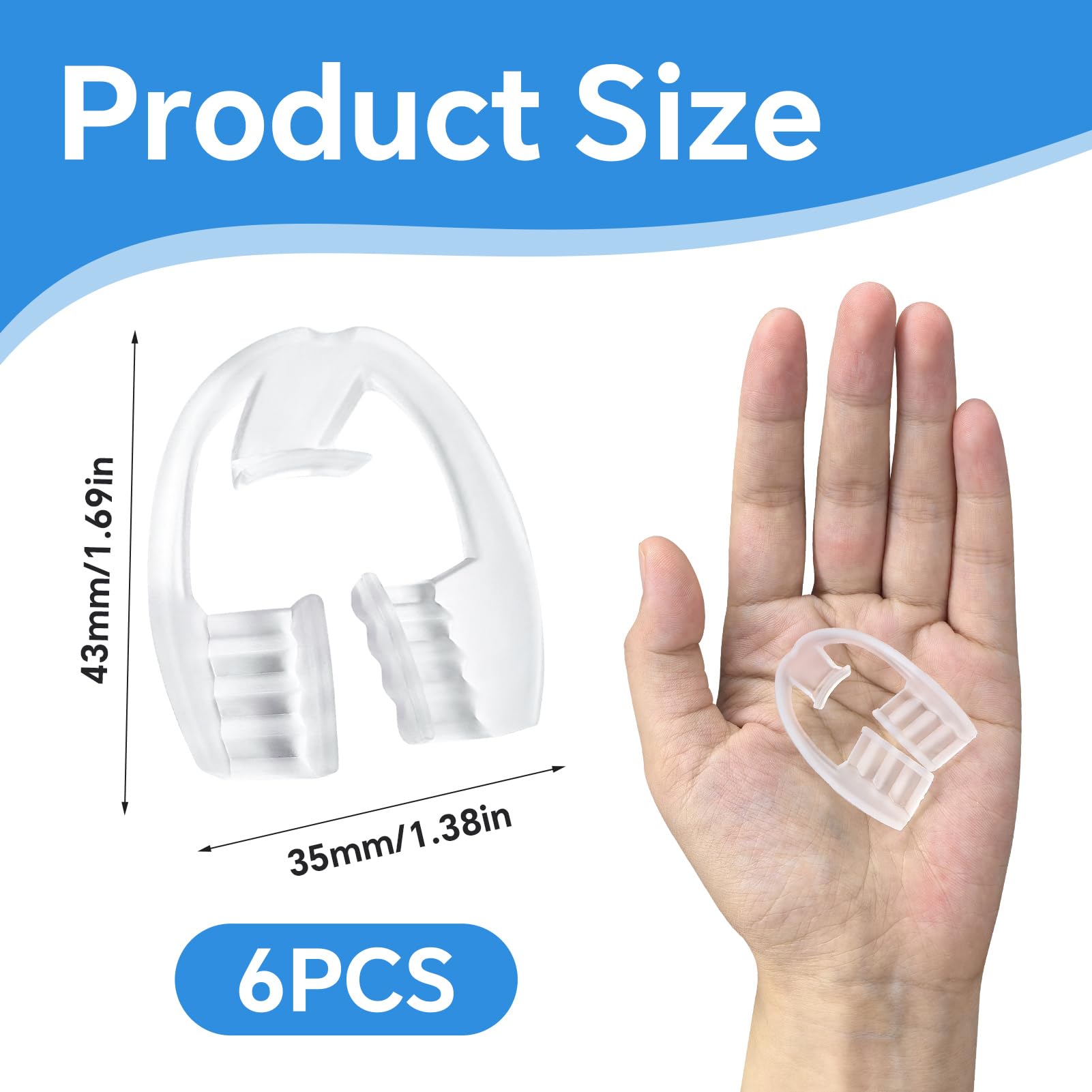Six-pack night guards for teeth clenching
