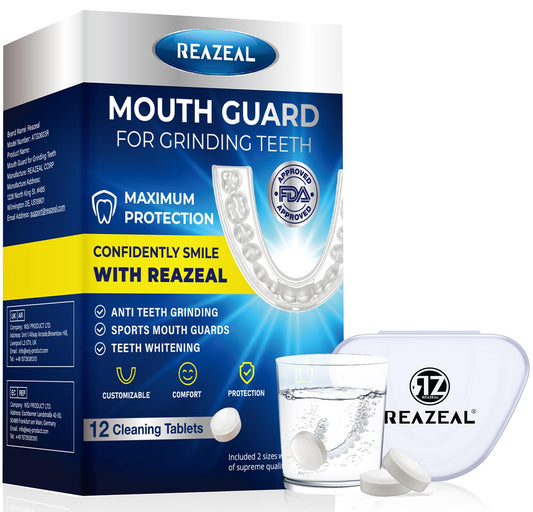 Soft, comfortable night guard for teeth grinding at night – 7 count