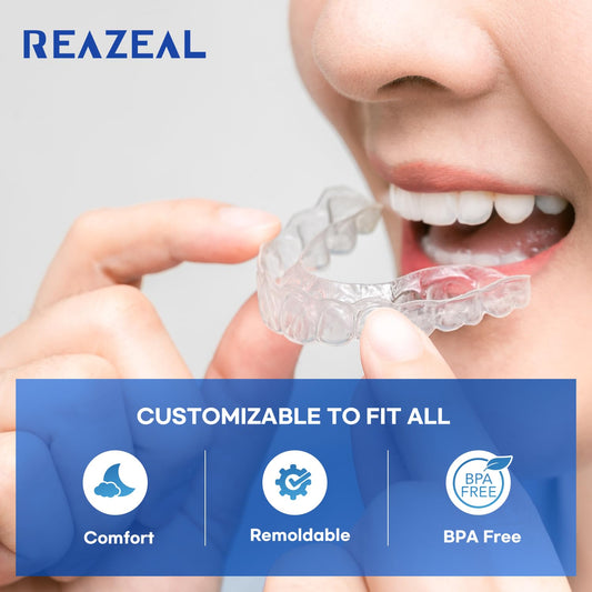 Soft dental night guard with easy-to-mold fit