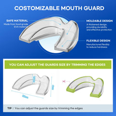 Anti-bruxism bite guard in a 5-count pack