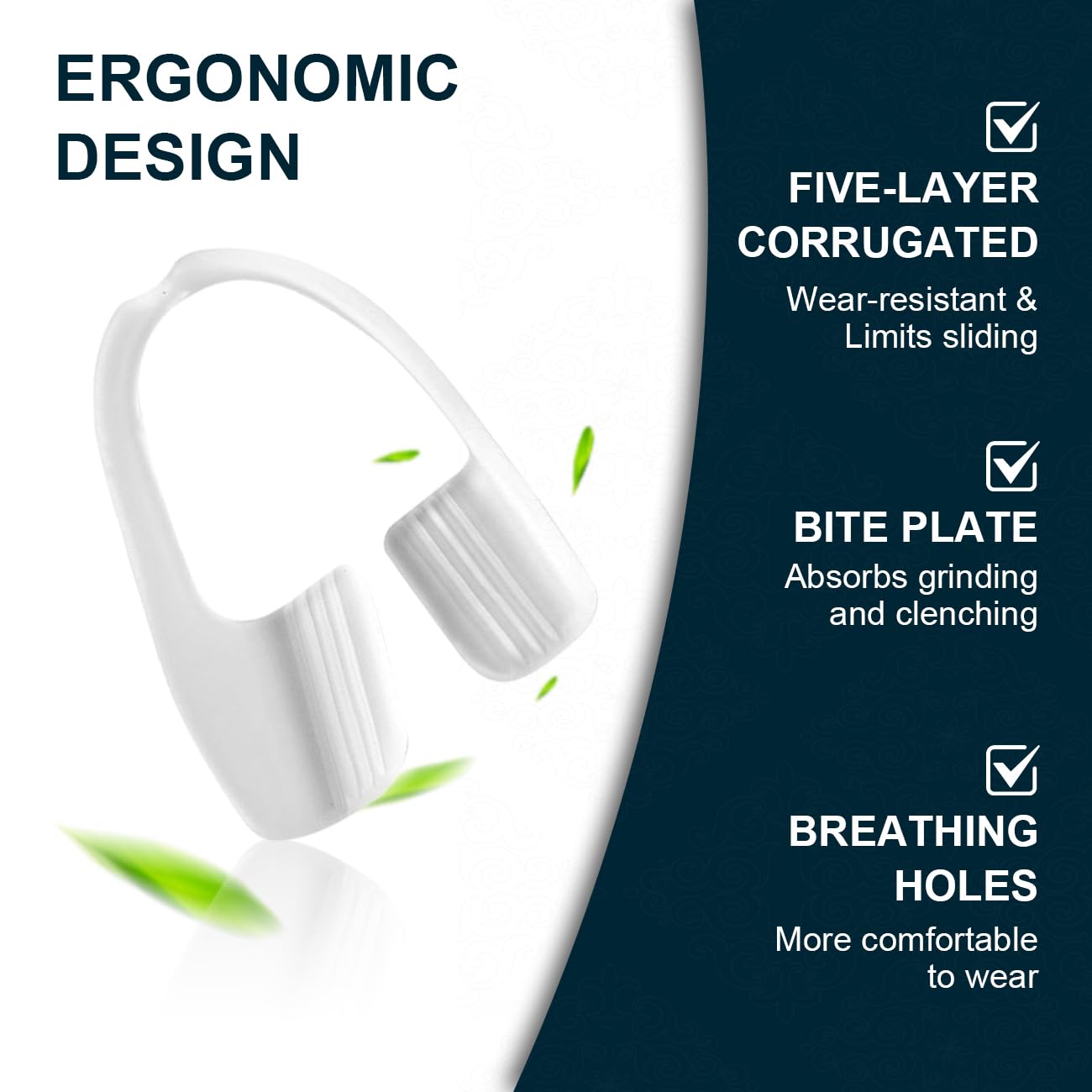 Soft silicone mouth guard for comfort and safety