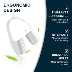 Soft silicone mouth guard for comfort and safety