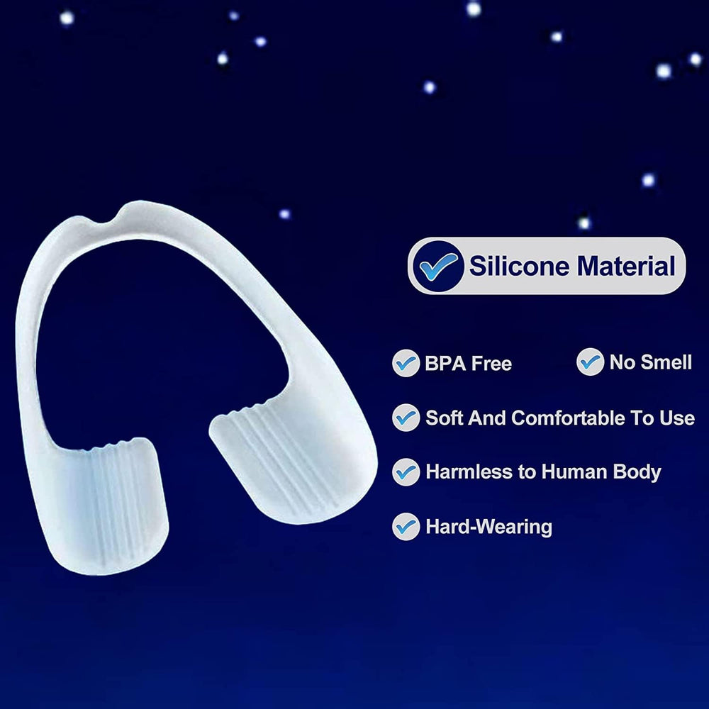 Hygiene case included with mouth guards