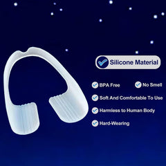 Hygiene case included with mouth guards