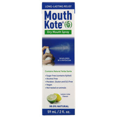 Front view of Mouth Kote Dry Mouth Spray bottle, 2 oz