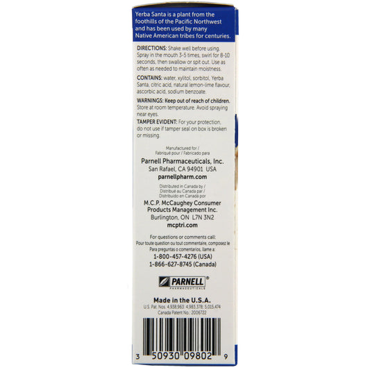 Close-up of Mouth Kote spray nozzle