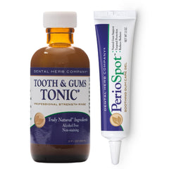 Mouth Sore & Gum Care Kit box and products ready for use