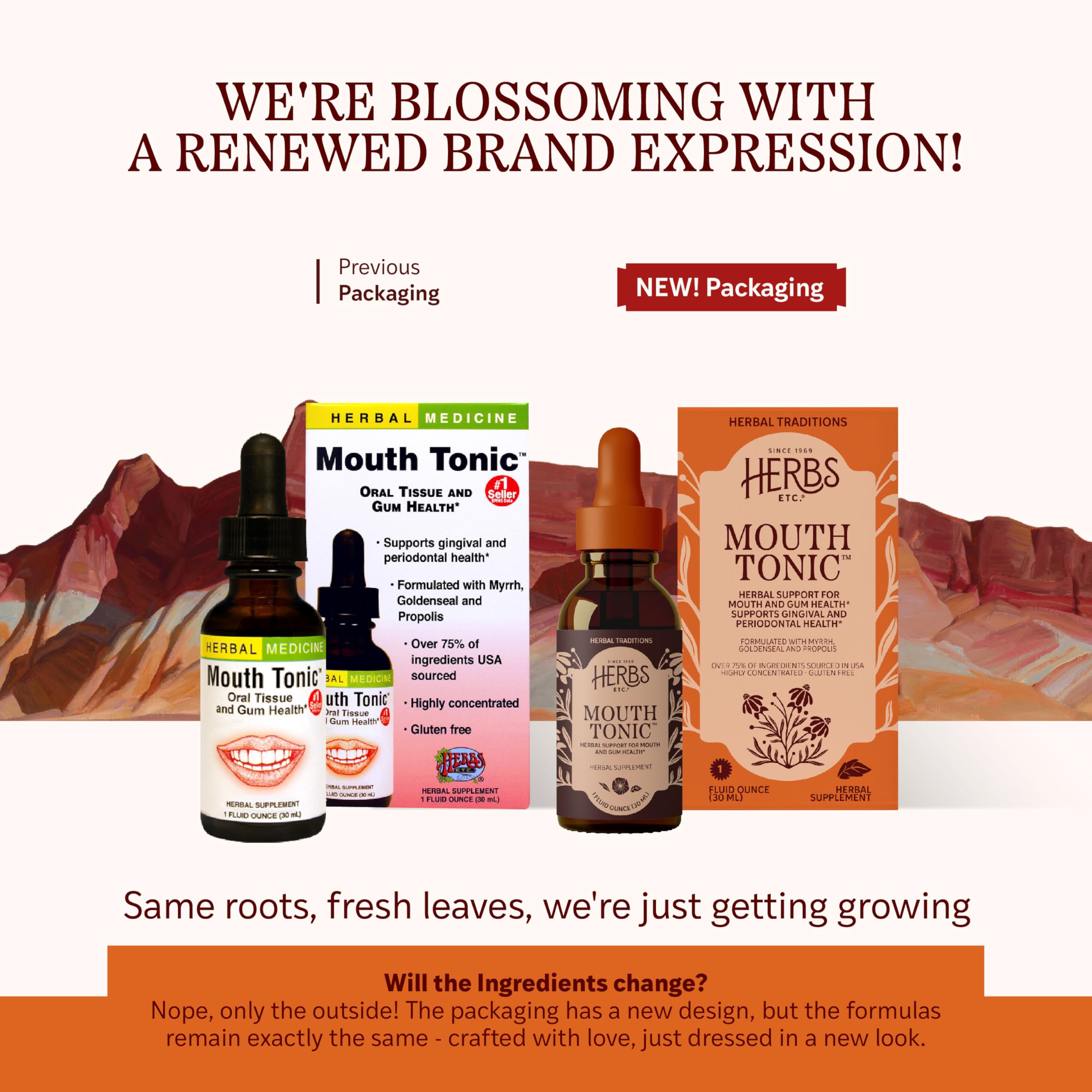 Herbal ingredients supporting gingival health