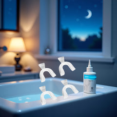 Boil-and-bite process for fitting mouth guard