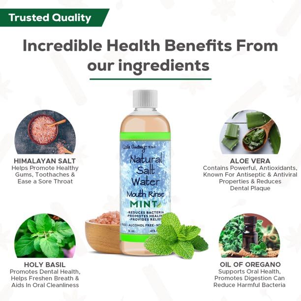 Ingredients: purified water, organic aloe vera, holy basil, oregano oil, organic flavors