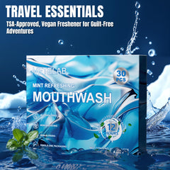 Alcohol-free and fluoride-free mouthwash packets