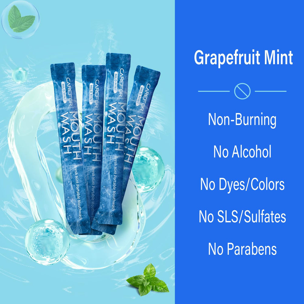Alcohol-free mouthwash for sensitive mouths