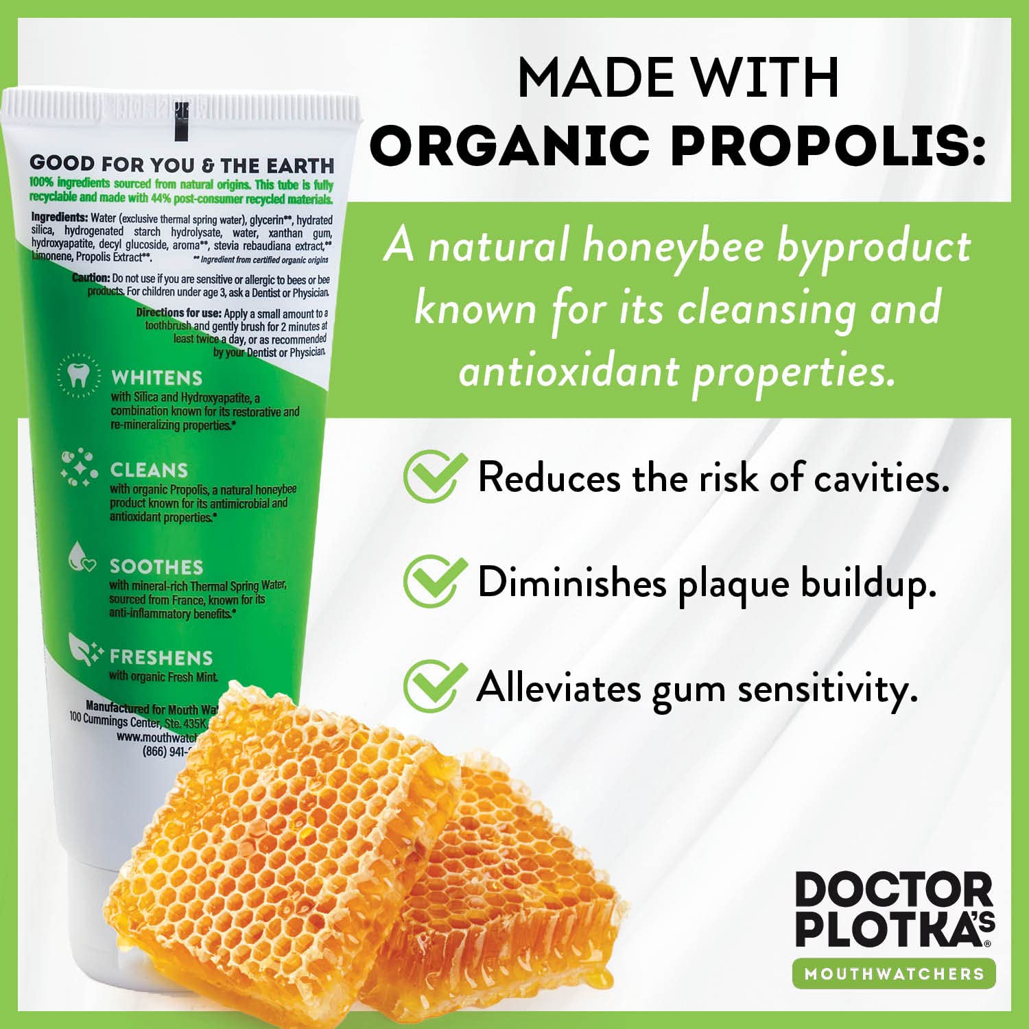 Recyclable toothpaste tube packaging by Mouthwatchers