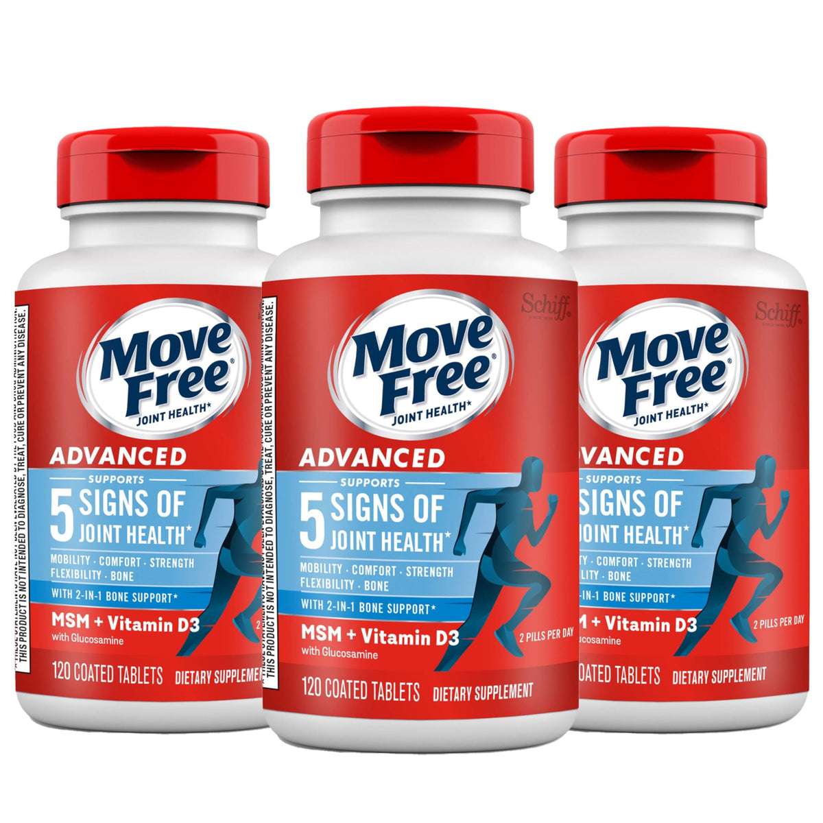Move Free Advanced Joint Support bottle front view