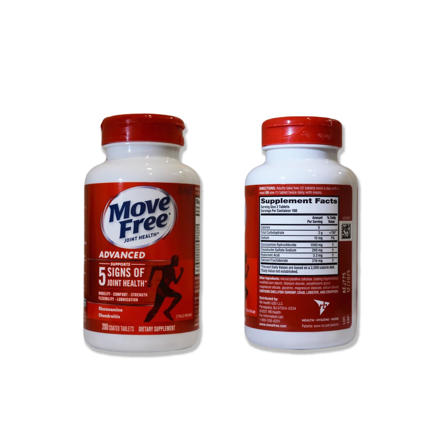 Serving size illustration for Move Free Advanced