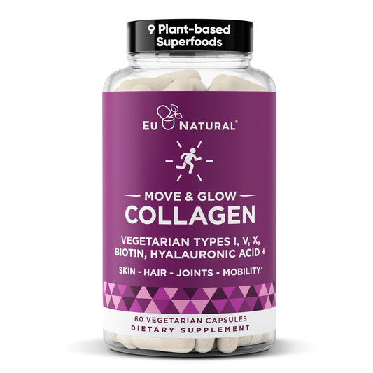 Move & Glow Collagen bottle with 60 capsules