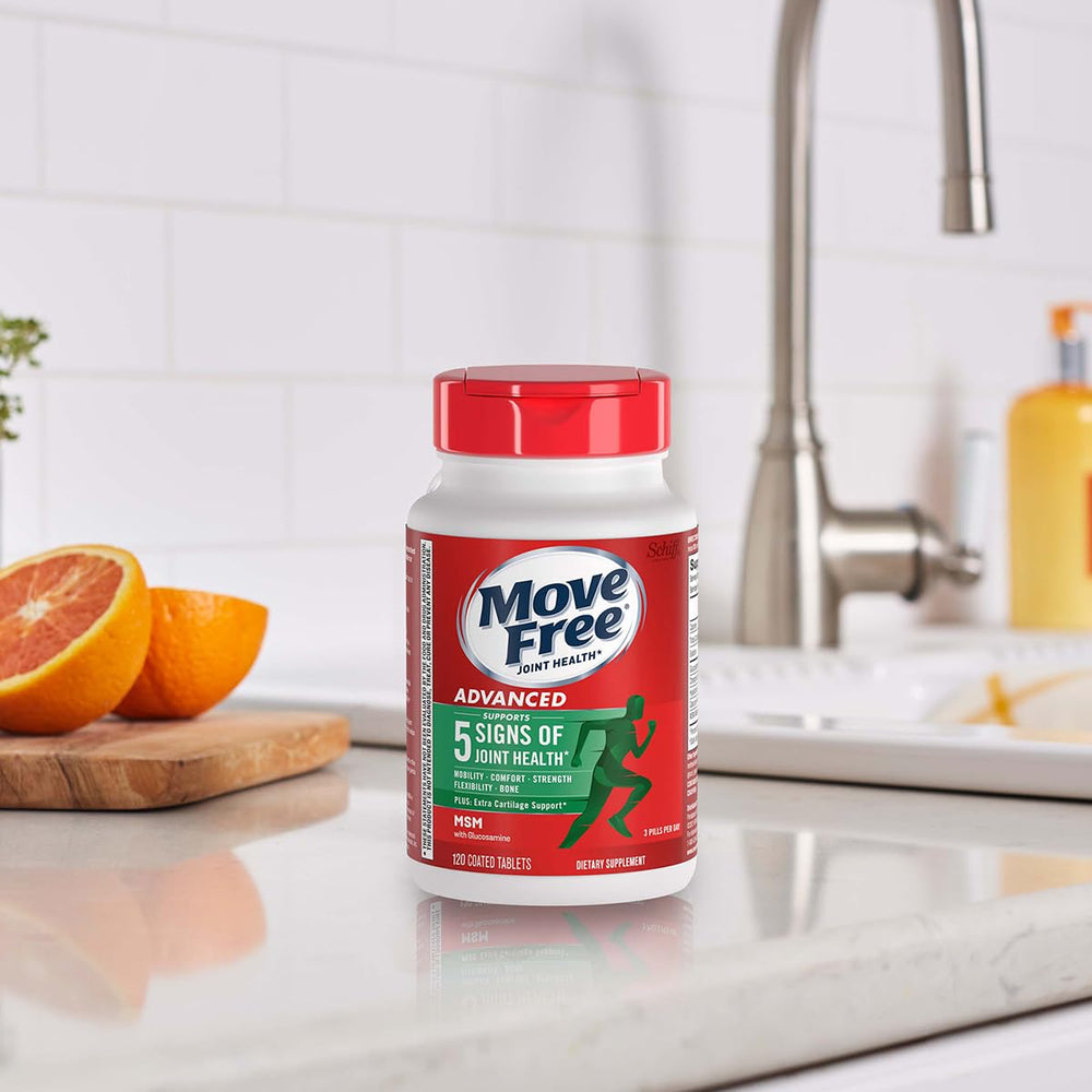 Move Free Advanced Joint Support label showing ingredients