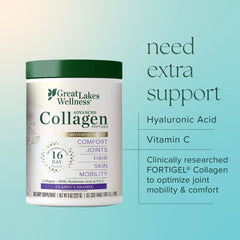 Grass-fed collagen source highlighted for joint and skin health