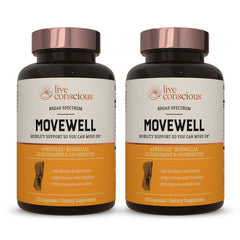 MoveWell glucosamine, chondroitin, MSM, and hyaluronic acid 2-pack hero image