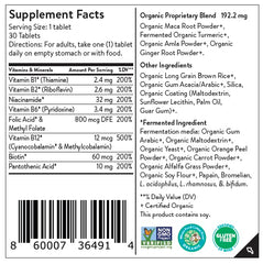 Eco-friendly refill pouch for Movita Fermented Vitamin B-Complex