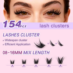 MOWOT 0.05D fibers provide a lightweight, natural look.