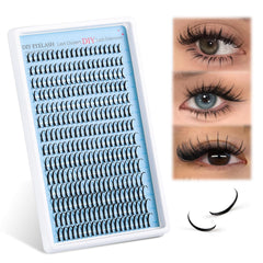 MOWOT bottom lash clusters 7-9mm for balanced eye definition