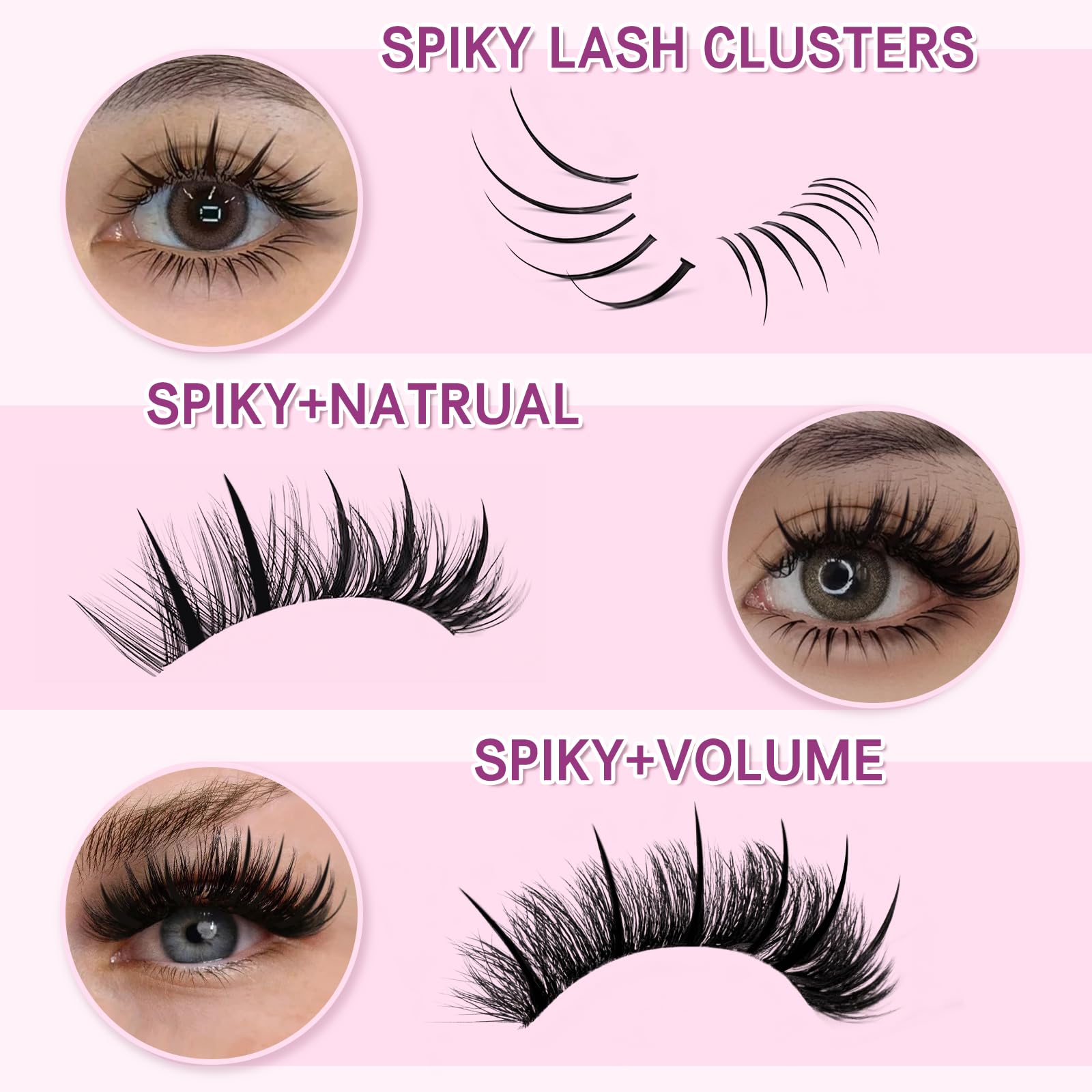 MOWOT handmade quality lashes are lightweight and reusable