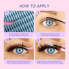MOWOT professional-grade kit for DIY lash artistry at home