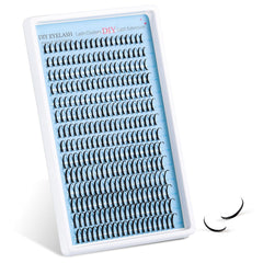 MOWOT lash clusters spikes 12-20mm upper for dramatic manga-style eyes