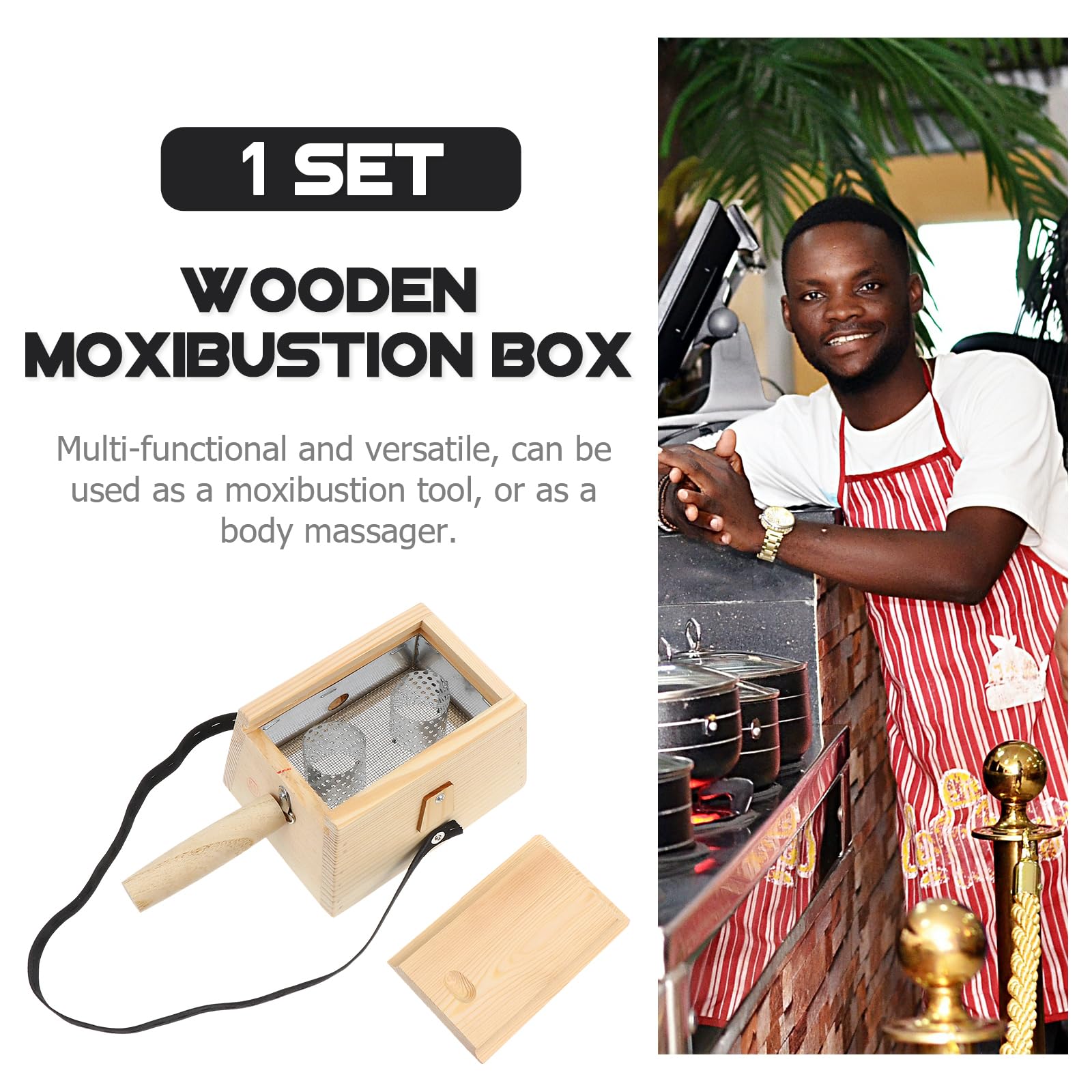 Moxa Box for home use on table