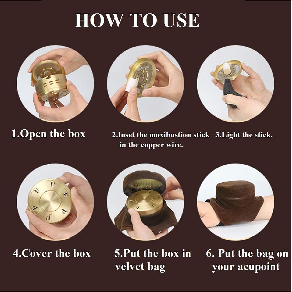 Professional moxibustion kit suitable for mild therapy