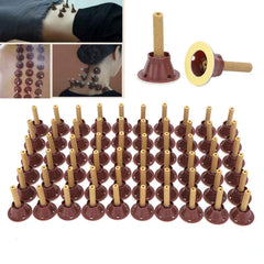 Product packaging display of 60 moxa sticks