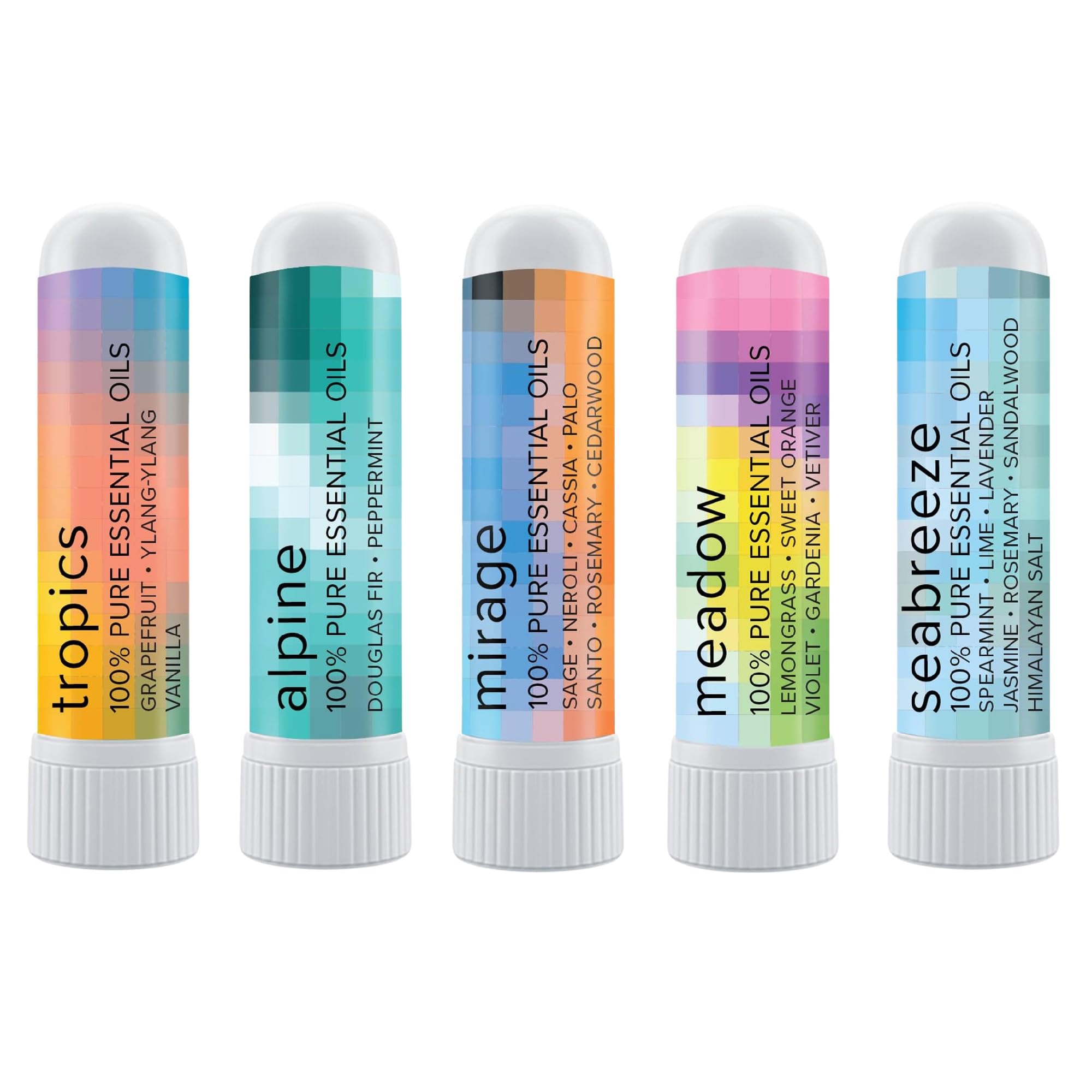 Contents showing five inhalers in the bundle